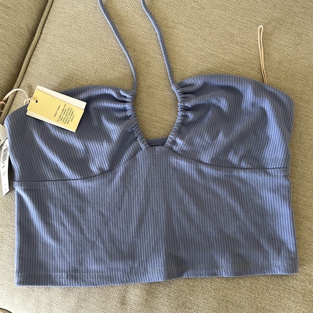 NWT Wilfred Top in Soft Iris